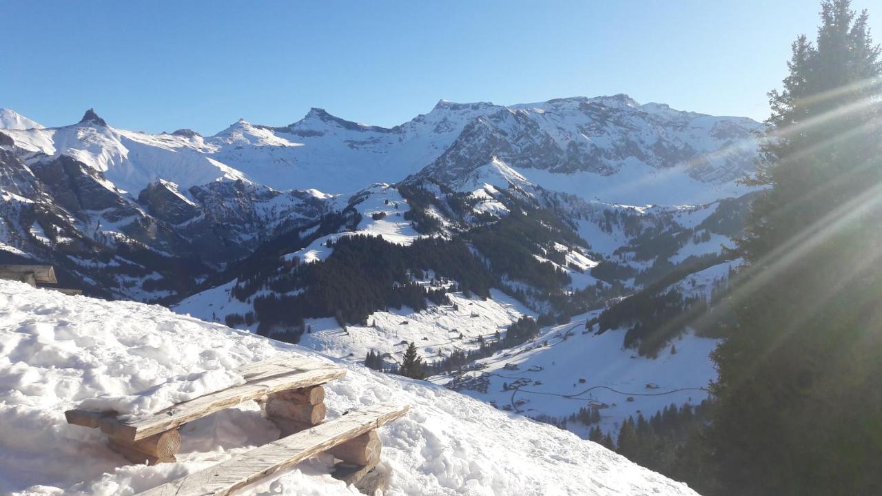 Chalet Allmegrat Adelboden Exteriör bild